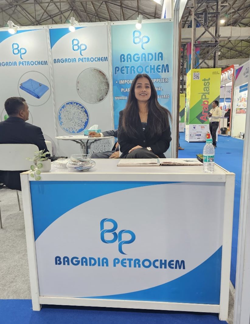 Temporary staff at an exhibitor stand